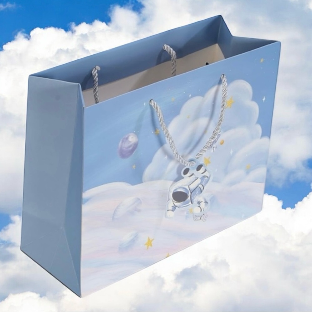 $2 Add-On | Sky Blue Astronaut Gift Bag